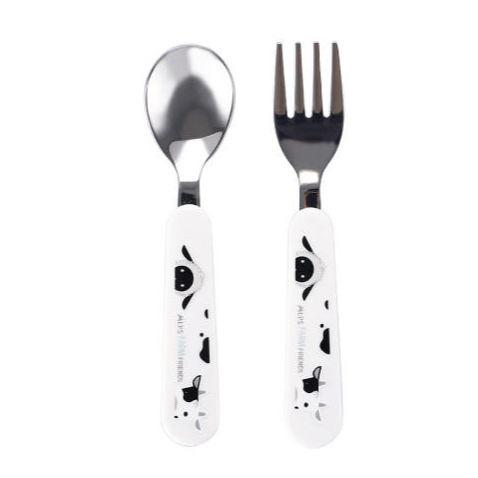 [STENLOCK] Alps Farm Friends Hàn Quốc Bộ sưu tập dao kéo bằng thép không gỉ 304 thìa nĩa đũa Huấn luyện trẻ em