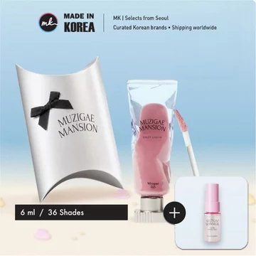 [MUZIGAE MANSION] Son Kem Lì Objet Liquid 6ml + Xịt Định Trang 36 Màu Gói Quà Bạc Hàn Quốc