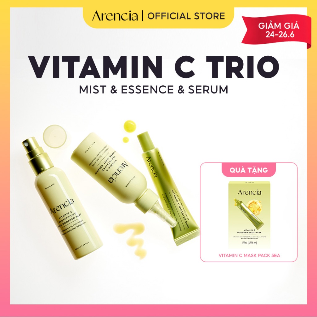 [Arencia] Bộ tăng cường da Vitamin C
