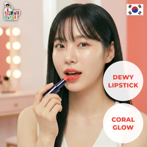 Son Môi Dưỡng Ẩm Dewy Rouge Lipstick Màu Slowing Coral Căng Bóng Tự Nhiên (1 Thỏi)