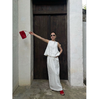 𝘽𝙊 𝙏𝙊𝙋 - Áo Linen Sát Nách phom Bí