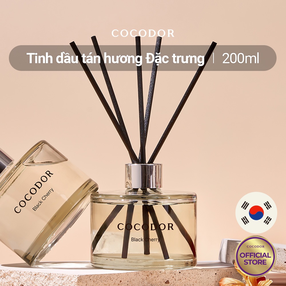 COCODOR Que khuếch tán đặc trưng 200ml/ Nhiều Hương/ Que hương thơm Hàn Quốc/ mùi hương sang trọng