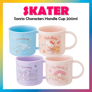 [SKATER] Cốc tay cầm nhân vật Sanrio 200ml (Kitty / Mymelody / Kuromi / Cinnamoroll) KE4AAG