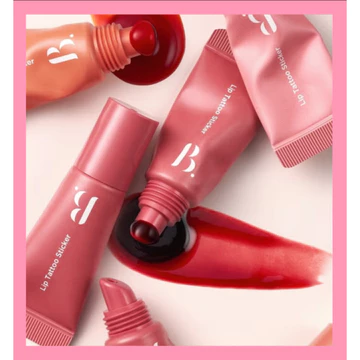 Nhãn dán hình xăm môi Bonsep (01 Ticker cá hồi / 02 Pink Ticker / 03 Rose Ticker)