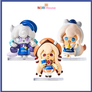 Đồ chơi sưu tập Milky Way Cookie Cream Ferret Caramel Choux Cookie Run Kingdom x Ediya Coffee hình giới hạn