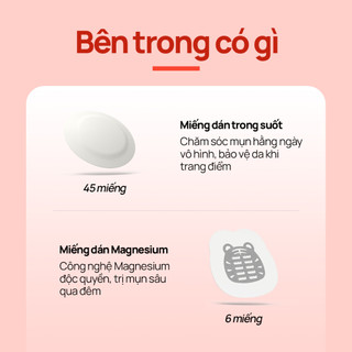 [Snow2plus CHÍNH THỨC] Miếng dán Hỗ trợ giảm mụn hổ / Miếng dán phục hồi da 8 giờ / Miếng dán kim / Miếng dán mụn trứng cá