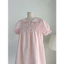 SEVEN DRESS - Đầm Babydoll Hồng Pastel Cổ Sen Nhún Ngực Form Rộng Nữ Tính Freesize 💕