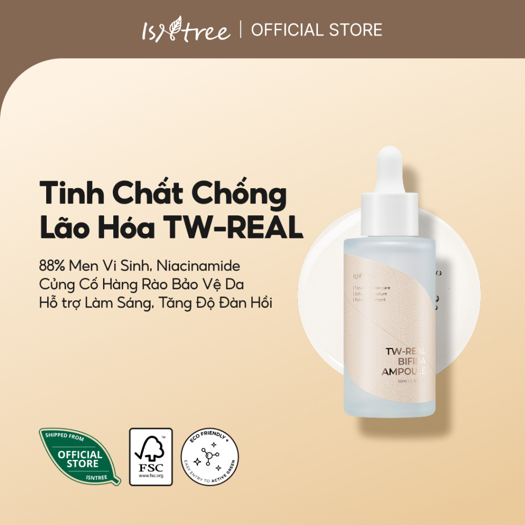 ISNTREE Tinh Chất Chống Lão Hóa TW-Real Bifida 50ml