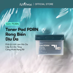 ISNTREE Toner pad làm mát và dịu da Gim PDRN BOOSTING GLOW PAD (70 miếng)