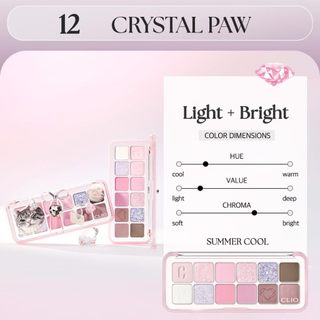 CLIO Bảng phấn mắt CLIO Pro Air 12 màu Matte & Shimmer Soft Daily Eye Shadow Palette