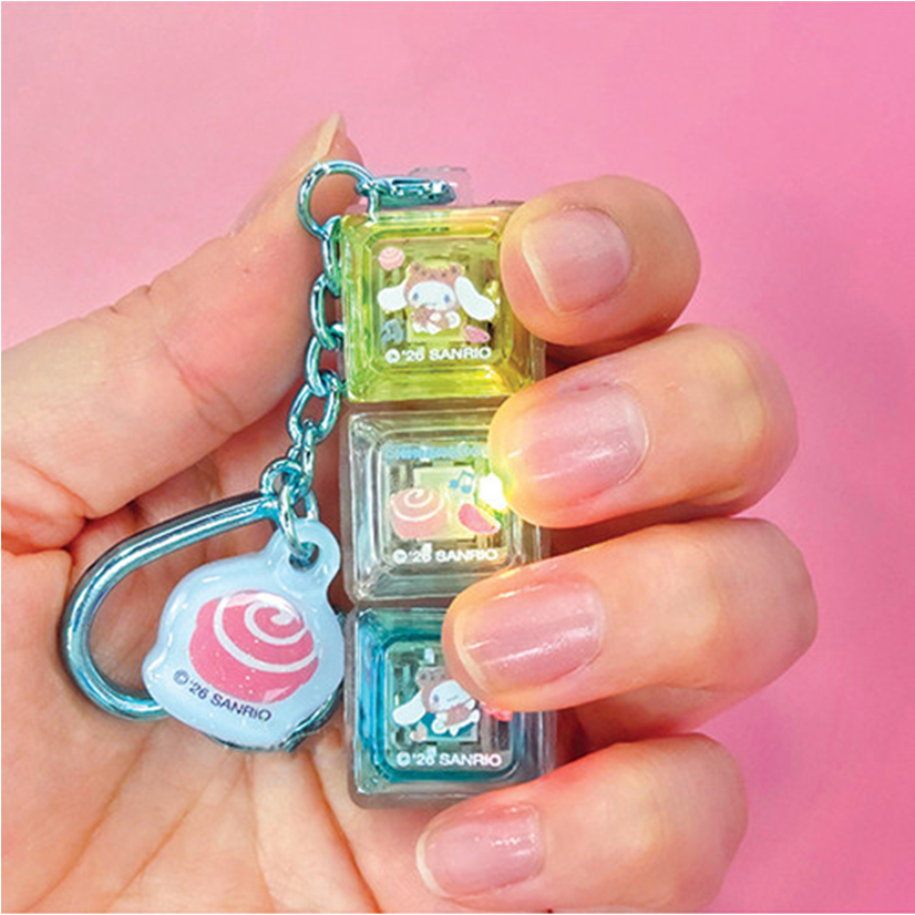 [SANRIO] Túi đựng chìa khóa hình tùy chỉnh LED quyến rũ (Mymelody / Kuromi / Cinnamoroll / Pochacco)