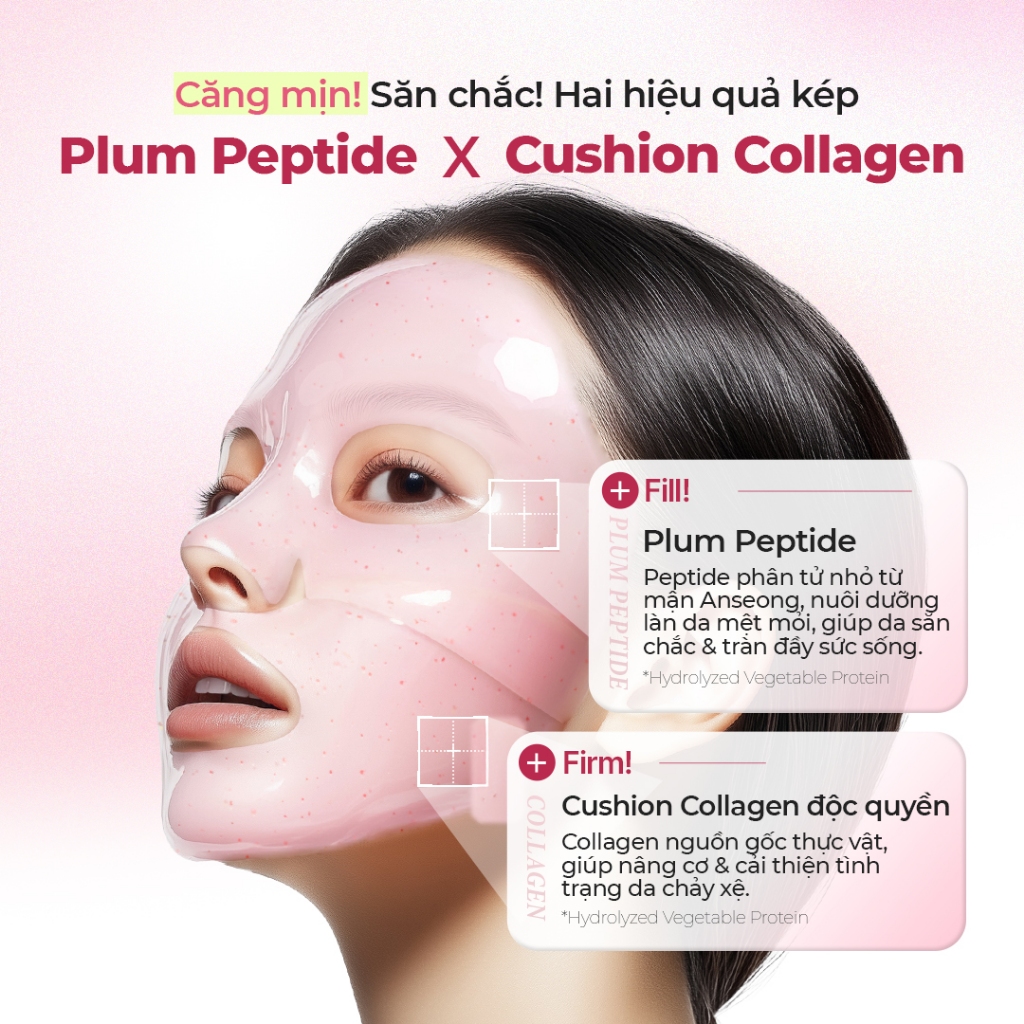 ISNTREE Mặt Nạ Thạch Peptide Mận (Hộp 4 miếng)
