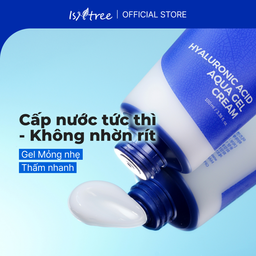 ISNTREE Gel Dưỡng Ẩm Hyaluronic Acid Aqua 50ml / 100ml