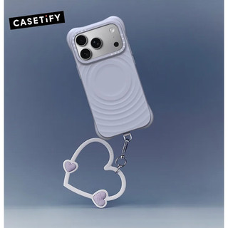 Casetify - Vòng tay điện thoại trái tim / hoa / trái cây (đỏ, hồng, đen, periwinkle) anh đào