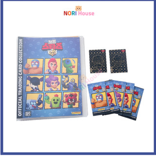 [Xác thực] Bộ gói khởi động trò chơi thẻ giao dịch chính thức Panini Brawl Stars [Chất kết dính + Danh sách kiểm tra + 6 gói tăng cường + Thẻ phiên bản giới hạn]