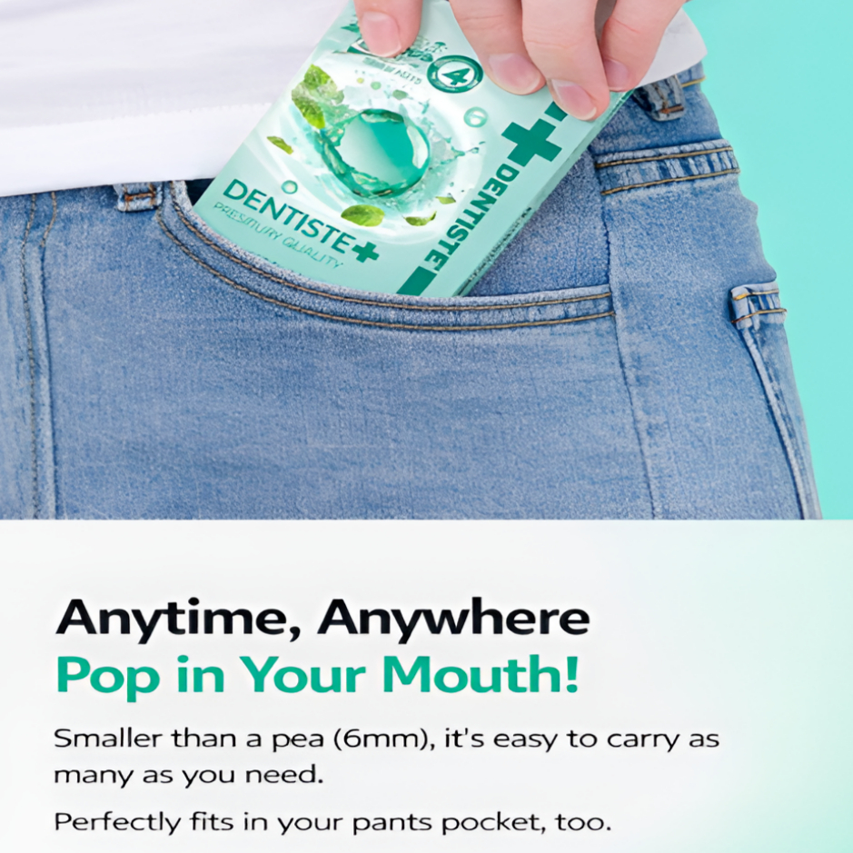 Quả bóng bạc hà Dentiste 20 chiếc x 5 gói | Olive Young Bán chạy nhất | Viên nang làm mát hơi thở Hàn Quốc | Chăm sóc hơi thở bạc hà cầm tay | Kẹo làm mới miệng không đường | Tươi