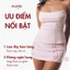Chân Váy Quần Ngắn Dáng A Nút Bọc Lưng Thun Vải Cotton Cao Cấp Augety Studio, GIA SKIRT