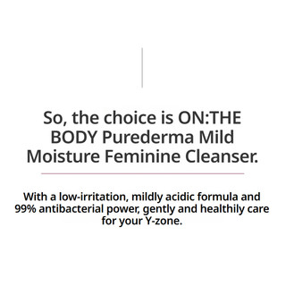[ON: THE BODY] Pure Derma Sữa Tắm Dưỡng Ẩm 300ml