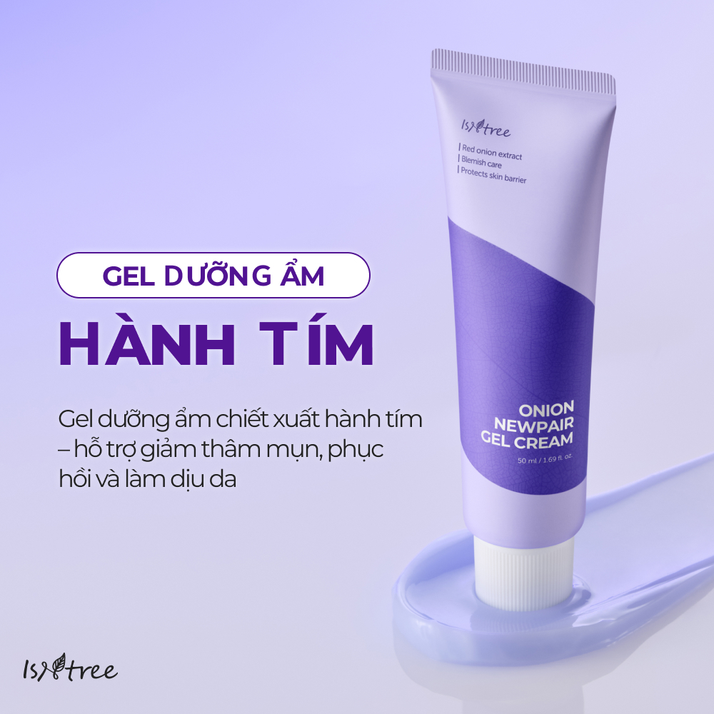 ISNTREE Gel Dưỡng Ẩm Hành Tím Phục Hồi Da 50ml