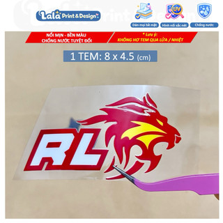 Tem Decal UV DTF REDLEO Dán Phuộc xe | Dán Xe Ô tô, Dán Xe Máy | Dán xe điện | Dán Laptop | Dán Bình Nước chống nước