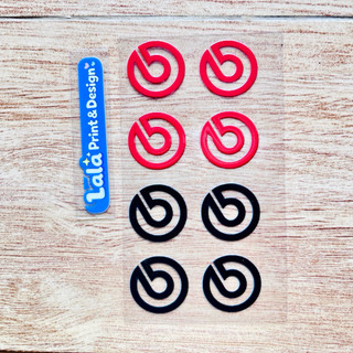 Tem Decal DTF logo B R E M B O 2cm Dán Trang Trí Heo Dầu | Dán xe Máy chống nước, bền màu