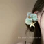 Kẹp tóc hình hoa lan và sao biển! Kẹp tóc bên hông thanh lịch cho kỳ nghỉ biển, hoàn hảo cho phụ nữ đi du lịch