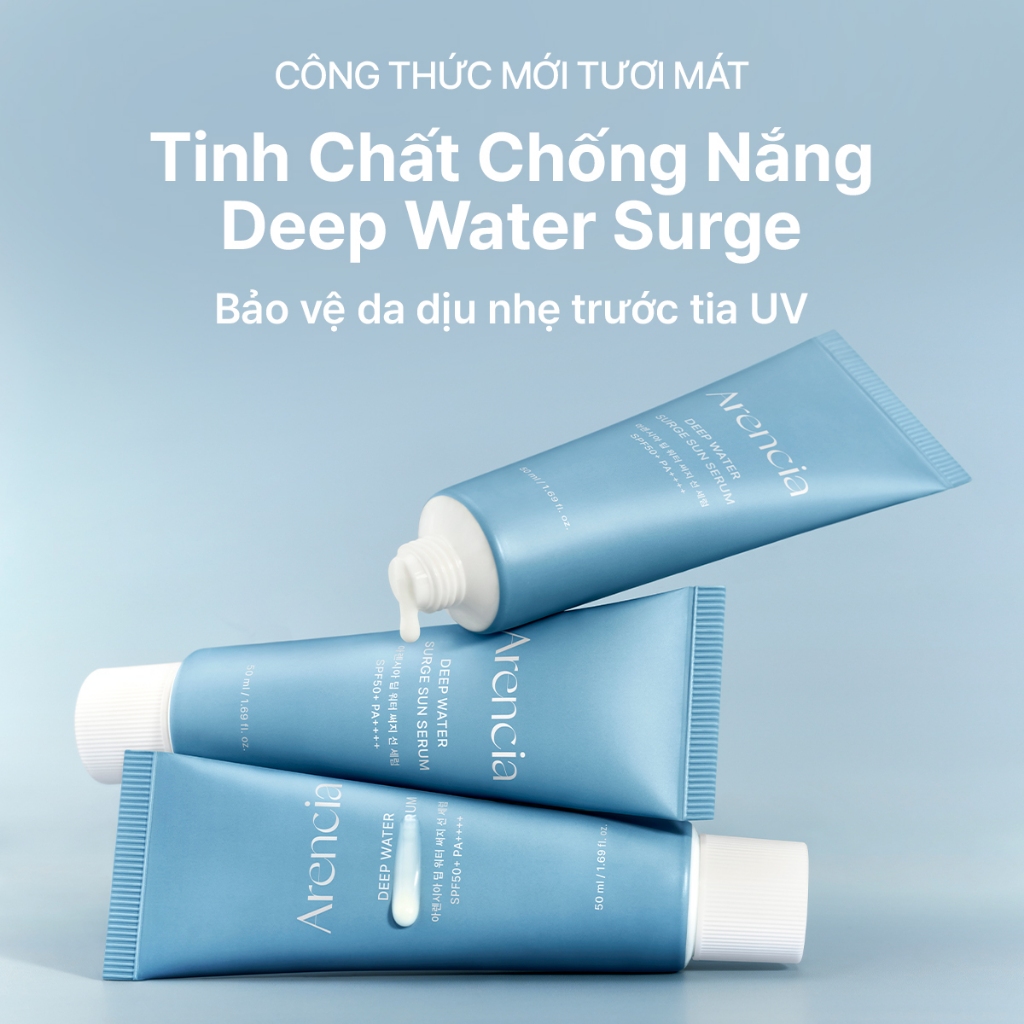[Arencia] Serum chống nắng Deep Water Surge 50ml