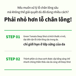 [SUNGBOON EDITOR] Tinh Chất Se Khít Lỗ Chân Lông Green Tomato Deep Shot Ampoule 30ml