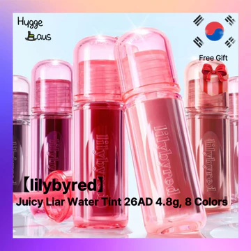 [lilybyred] Juicy Liar Water Tint 26AD 4.8g, 8 Màu / Son bóng