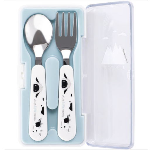 [STENLOCK] Alps Farm Friends Hàn Quốc Bộ sưu tập dao kéo bằng thép không gỉ 304 thìa nĩa đũa Huấn luyện trẻ em