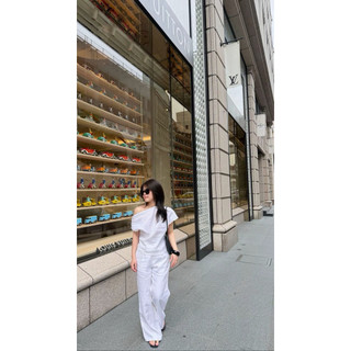 𝙃𝙀𝙍𝘽𝙄 𝙏𝙊𝙋 - Áo Linen Lệch Vai Ôm Eo