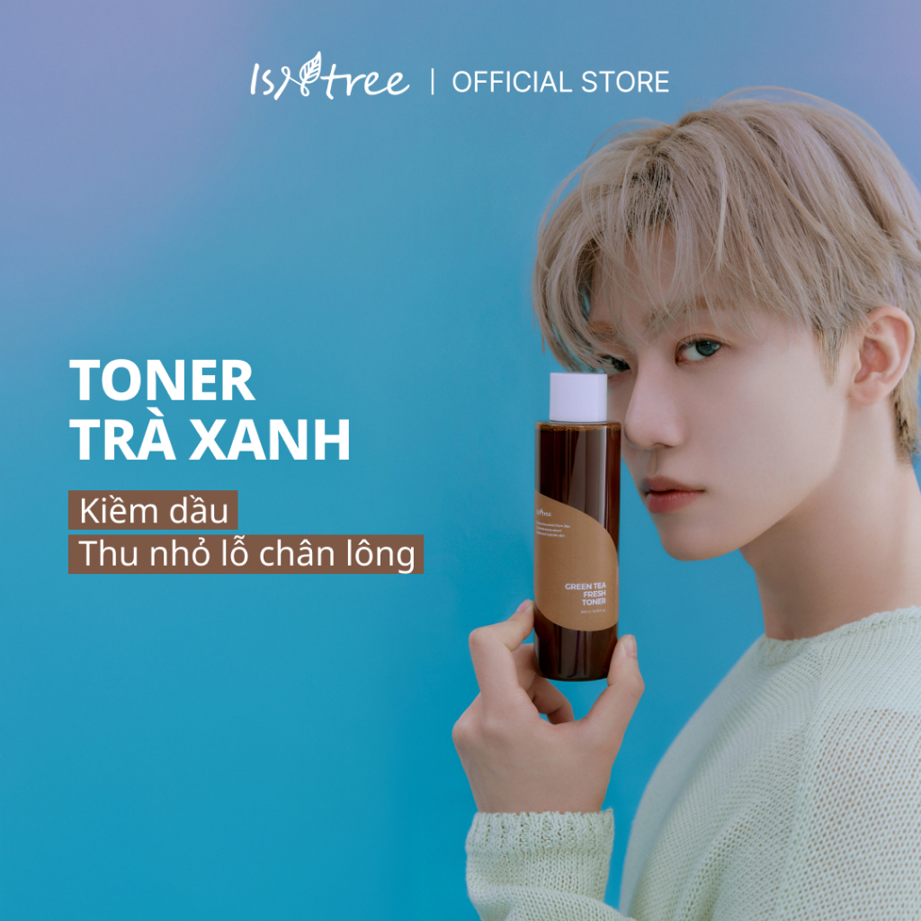 ISNTREE Toner Trà Xanh Kiềm Dầu 200ml