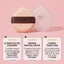Set 6 Bông Mút Trang Điểm Size Đại Cushion Puff Không Mùi Tặng Kèm Hộp Đựng