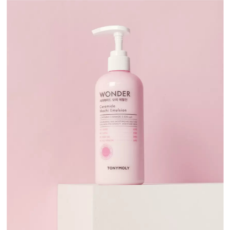 TONYMOLY Sữa dưỡng ẩm cho da khô Wonder Ceramide Mochi Emulsion 300ml