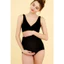 PREBELLA Sản xuất tại Hàn Quốc Rayon Bà bầu Quần lót bụng 2 màu Quần lót bà bầu thoáng khí