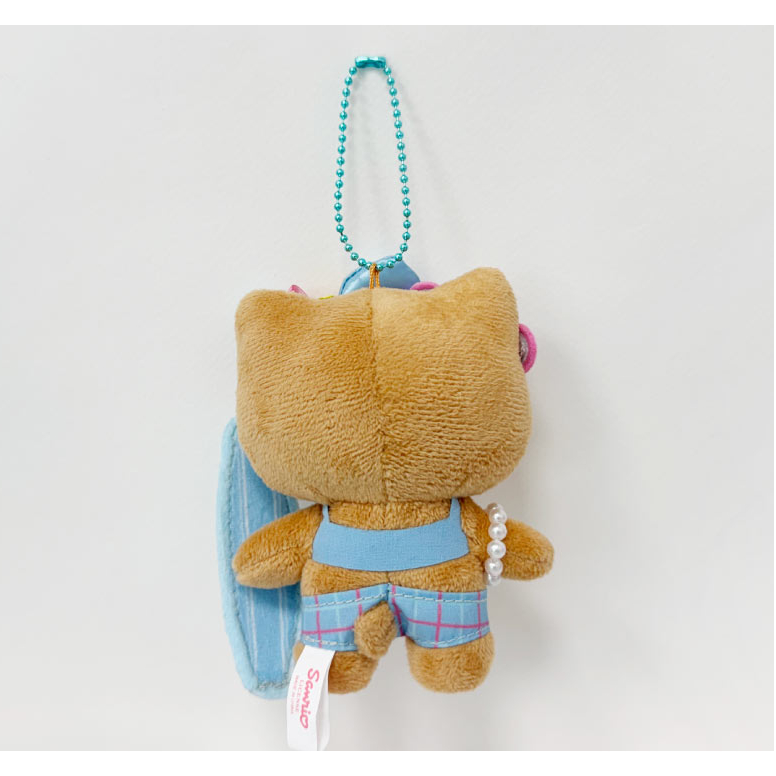 [SANRIO] Túi sang trọng lướt sóng đảo Hello Kitty Charm Tanned Kitty (Phiên bản giới hạn Jeju) thuộc da kitty