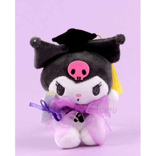 [SANRIO] Mũ tốt nghiệp mới Túi sang trọng Charm Móc khóa 13cm