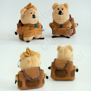 [Dinotaeng] Móc khóa lông Quokscout Flatfur -Dòng Scout Series- BOBO Quokka