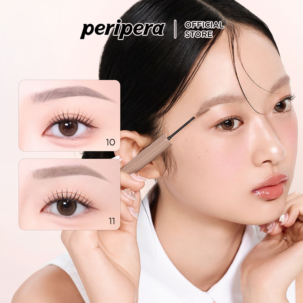 [PERIPERA - MÀU MỚI] Browcara Skinny Speedy 3g | Mascara Brow
