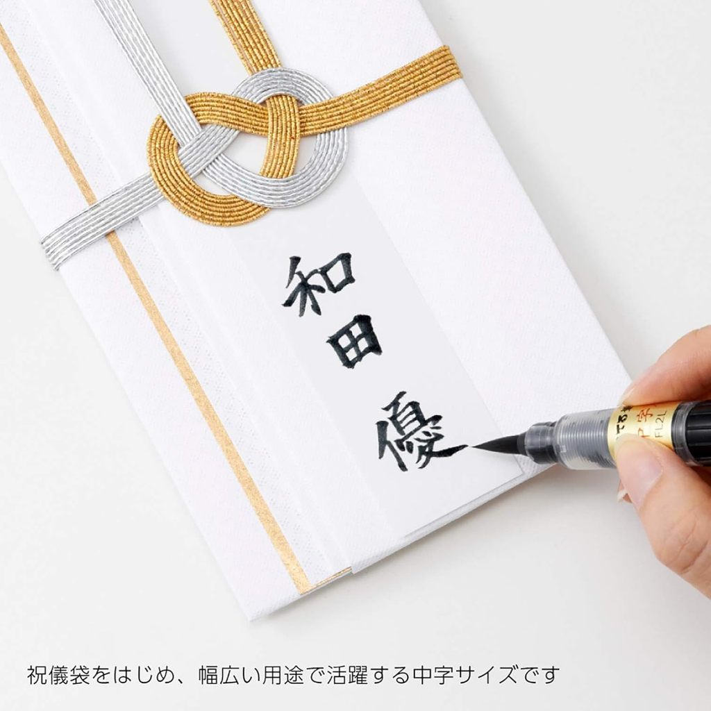 Pentel Fude XFL2 But Long Thu Phap/6 Kieu Dau But Tu Dam Den Manh + Hop Muc Thay/Nhat Ban
