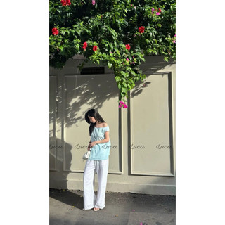 𝙑𝙄𝙊 𝙏𝙊𝙋 - Áo Linen Tưng PRE Xoắn Vai