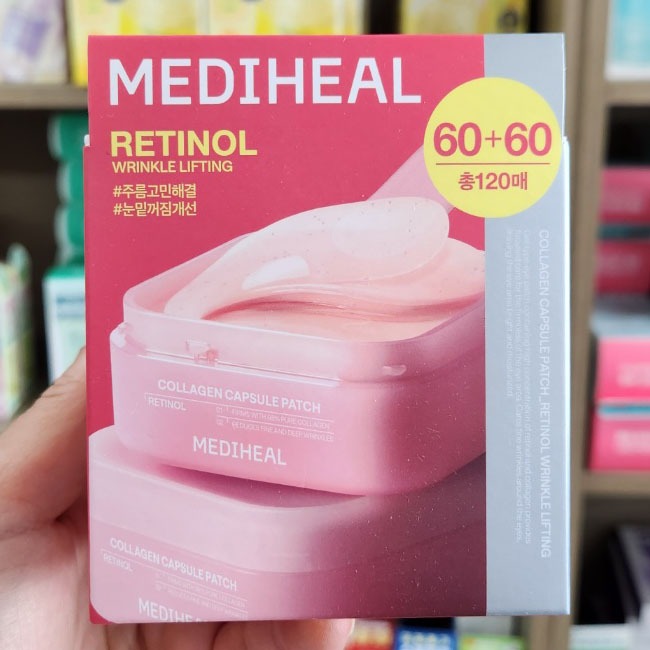 OLIVE YOUNG EDITION [60 + 60] Collagen Capsule Patch Retinol (Chăm sóc da Hàn Quốc, Làm đẹp Hàn Quốc, K-Beauty)