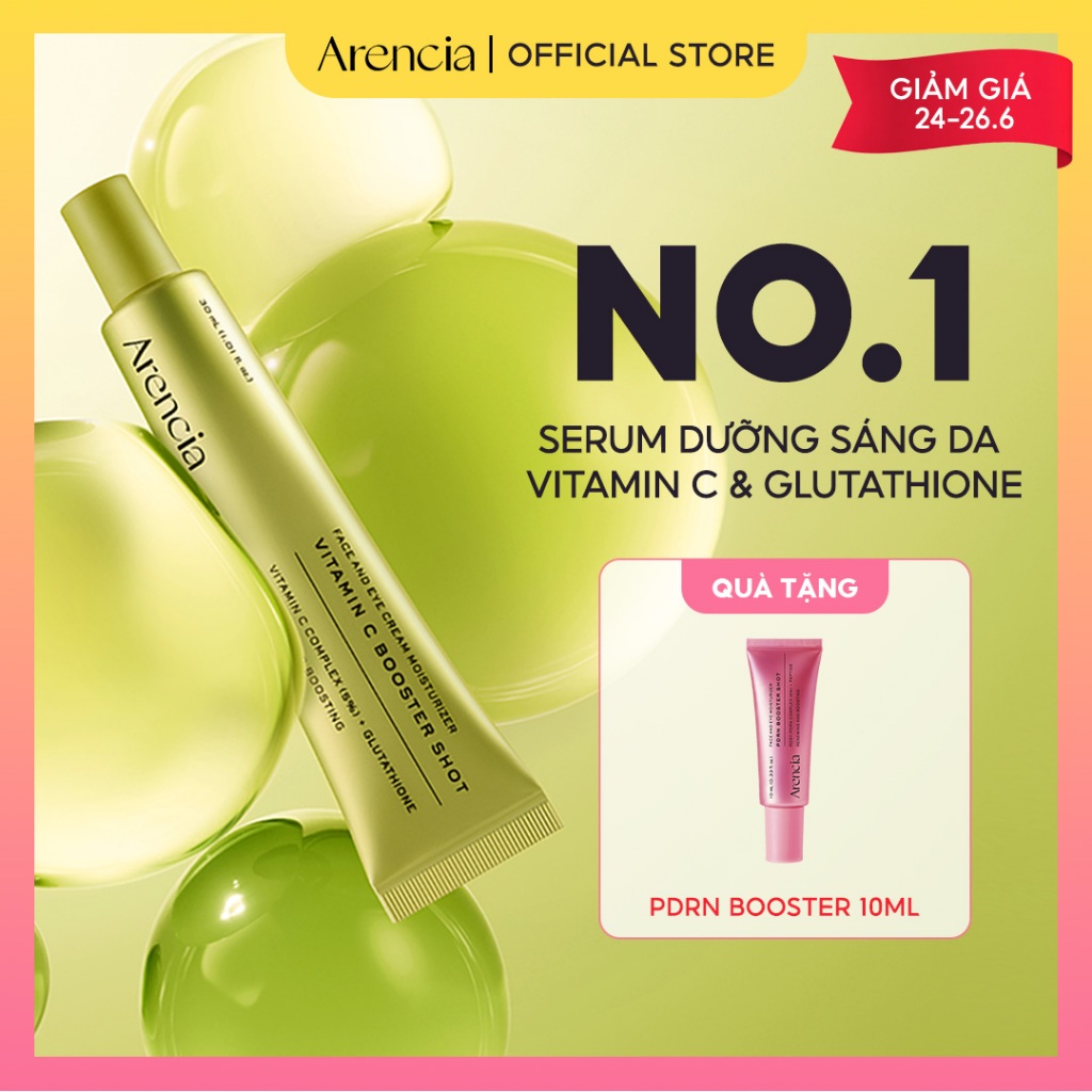 [Arencia] Vitamin C Booster shot Serum sáng da 30ml