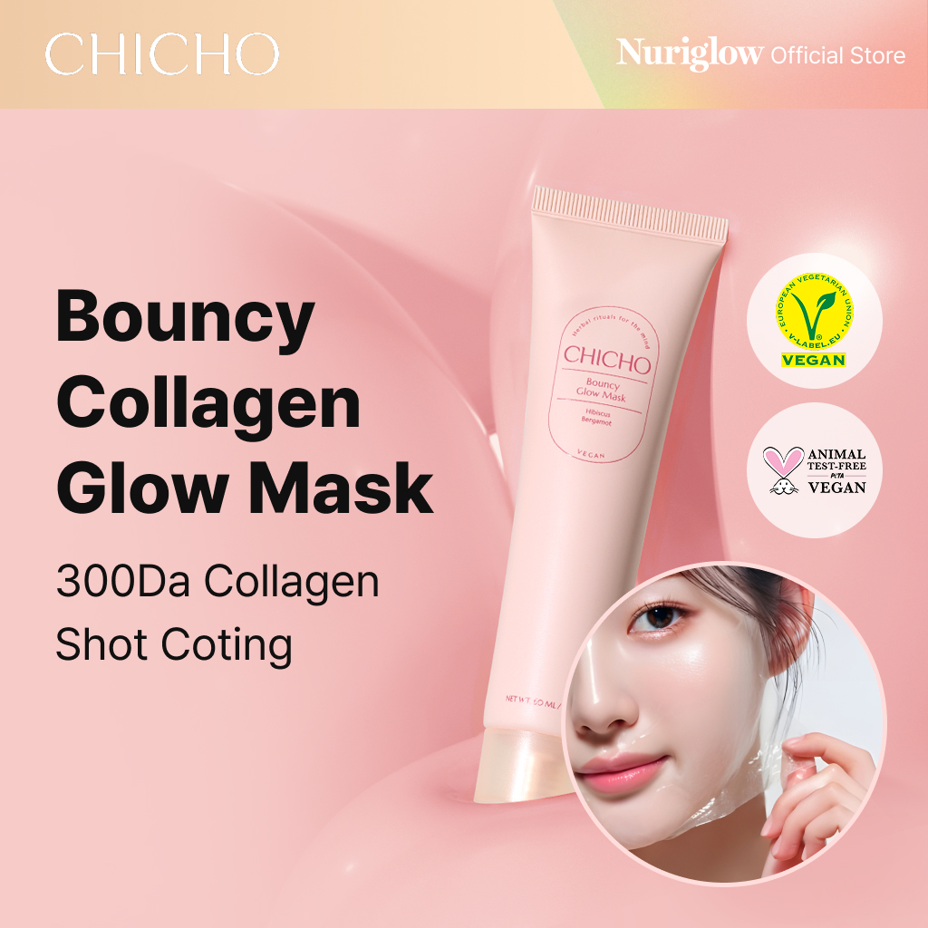 [CHICHO] Mặt nạ phát sáng Bouncy | Gói mặt nạ làm săn chắc da rạng rỡ | 60ml