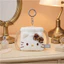 Túi dây rút mini in hình Hello Kitty Leopard (Nâu / Đen / Vàng)