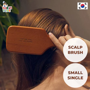 Lược Gỗ Đệm Khí Massage Da Đầu Cao Cấp Wooden Scalp Hair Brush Size Small