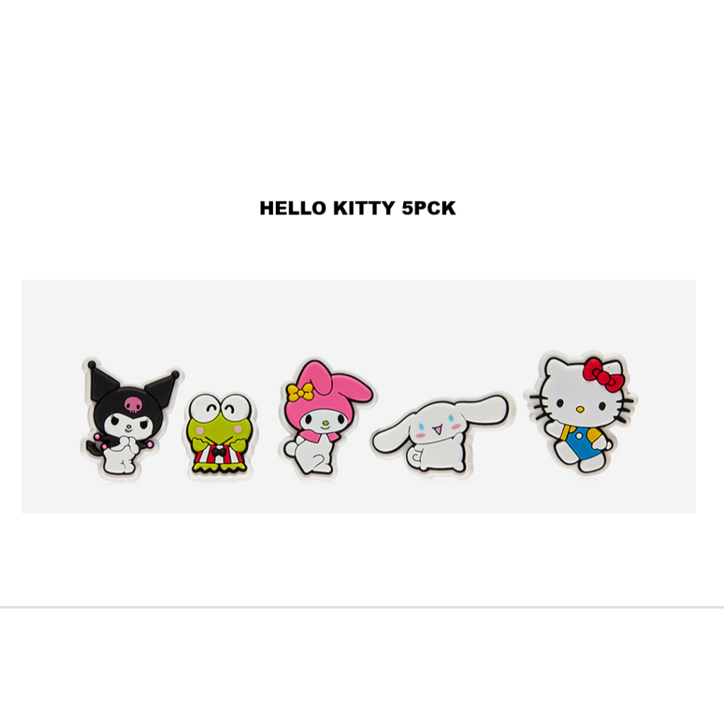 [Sanrio] Giày Hello Kitty Friends Series - Dép dễ thương, có thể tháo lắp để trang trí