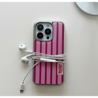 Ốp lưng epoxy bạc nhãn sọc mờ 9mall tương thích với iphone galaxy