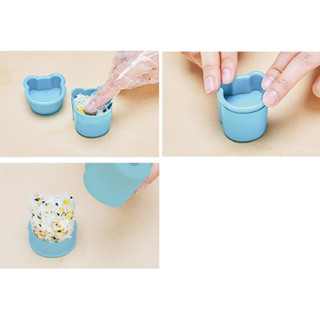 Bộ khuôn cơm Sushi Animal Friends cho bé (4 cái) Hộp cơm Bento Khuôn Onigiri