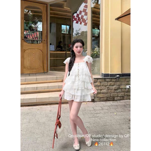 Sét tơ tầng phối ren xinh mê, sét mặc đi biển hay đi chơi đều xinh